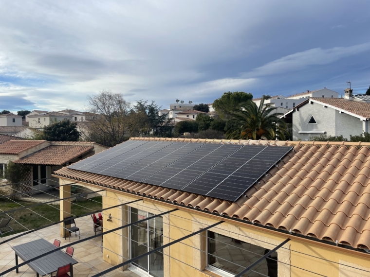 Installation d'une production photovoltaïque 6kWc à Restinclières (34160), Saint-André-de-Sangonis, SARL Michel MEILLAN